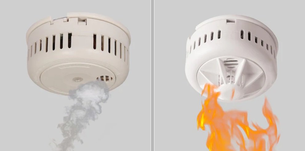Differences Between Heat Detector And Smoke Detectors